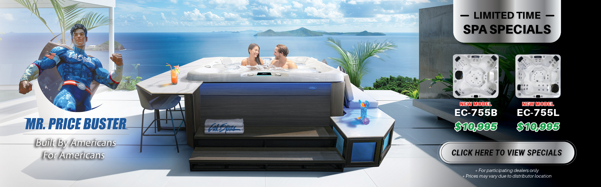 Calspas hot tub being used in a family setting - Fresno